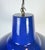 1960s Industrial Blue Enamel Factory Pendant Lamp, 1960s For Sale - Image 5 of 17