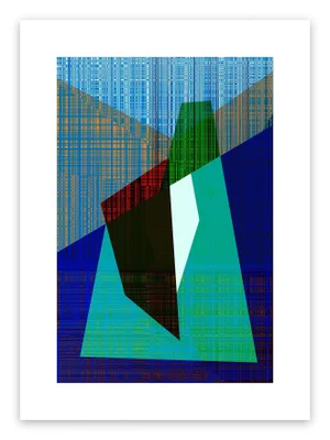 Contemporary Abstract New Media Art Print "Straec #34" Luuk De Haan