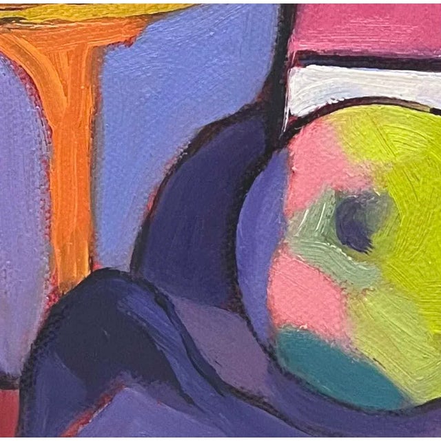 Contemporary Tea Time Wonder - Contemporary Still Life With Brass Kettle For Sale - Image 3 of 7