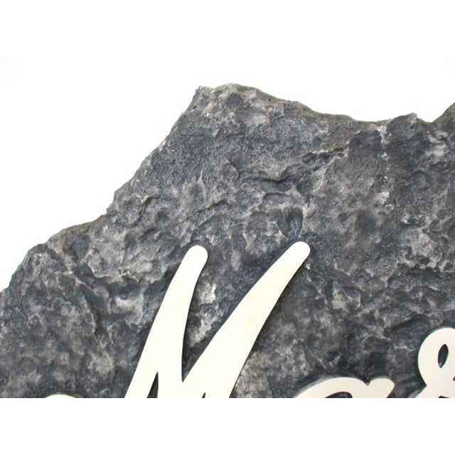 Mid 20th Century Vintage Marshall Amplification Stereo Rock & Roll Guitar Store Sign For Sale - Image 5 of 11