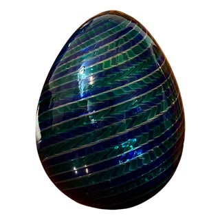 Italian Murano Glass Egg by Paolo Venini for Venini, 2000 For Sale