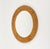 Wood Mid-Century Round Rattan and Wicker Wall Mirror in the style of Vivai del Sud, Italy, 1970s For Sale - Image 7 of 11