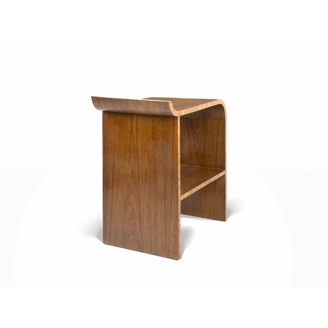 Vintage Coffee Table in Plywood and Steel, Italy, 1970s For Sale - Image 4 of 8