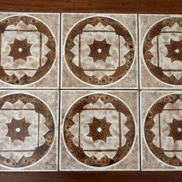 Coffee Table in Teak with Tile For Sale - Image 4 of 7
