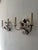 **I offer FREE priority UPS shipping throughout the World, from Italy**. Each housing two lights, sitting in crystal...