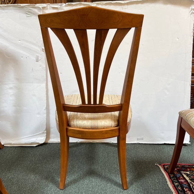 Ethan Allen Medallion Collection Dining Chairs, a Set of 8 Chairish