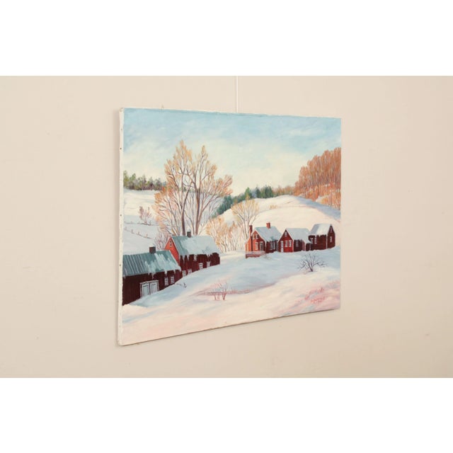 Traditional Ann Yost Whitesell 'Scene in Kutztown' Original Oil Painting For Sale - Image 3 of 12