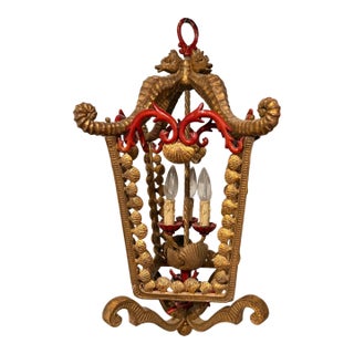 1990s Hollywood Regency Fanciful Seaside Chandelier For Sale