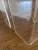 Chic Mid Century Modern Lucite & Laminated Raffia Table For Sale - Image 10 of 13