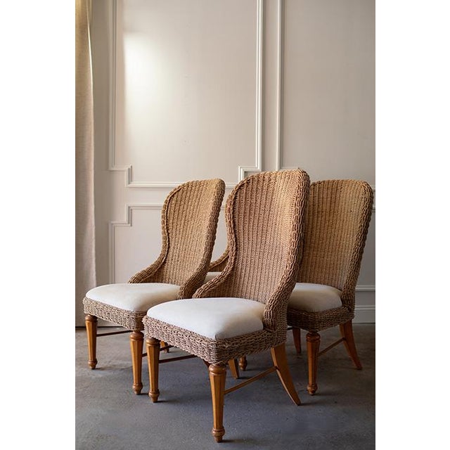 The Stanley Cottage Revival Cabana Chairs combine natural texture and classic design, featuring a sturdy wood frame with a...