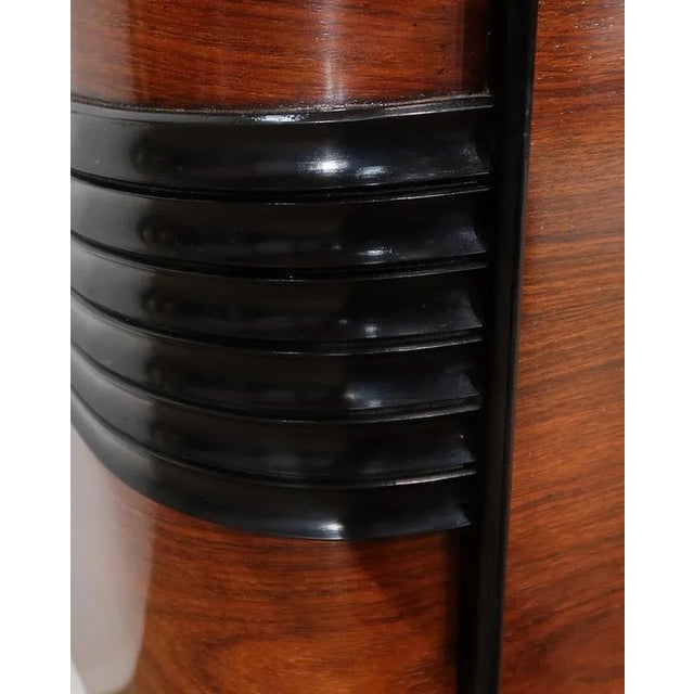 Art Deco Wood and Brass Buffet, 1930s For Sale - Image 11 of 18