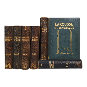 1933 Larousse Du XXe Siècle Reference Books - Set of 6