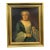 Antique Victorian Gilt Framed Oil Painting on Board of a Noble Woman For Sale