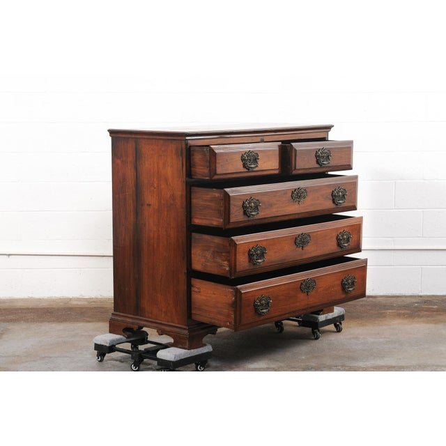 Early 19th Century Portugese Rosewood Chest For Sale - Image 4 of 13