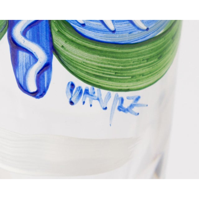 Pair of Christmas Champagne Flutes by Ulrica Hydman Vallien For Sale In Indianapolis - Image 6 of 9