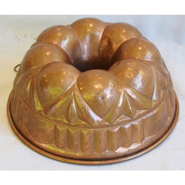 Vintage Copper & Tin Bakers Cake Savoy Mold Chairish