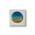 Smooth Touch by Ana Hefco | Mixed Media on ceramic depicting ocean waves and sandy shore. For Sale - Image 4 of 5