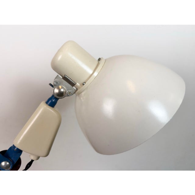 Industrial East German Scissor Table Lamp from Veb Zweckleuchtenbau Dresden, 1950s For Sale - Image 16 of 18