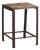 Vintage Industrial Stool in Pine Wood and Iron, Central Europe, 1950 For Sale
