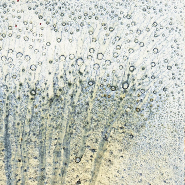 A subtle casein abstract, signed verso, 'Margery Chen' (American, 20th century), and dated 1980.