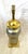 Vintage MCM Silver & Brass Metal Ginger Jar Table Lamp For Sale - Image 4 of 8