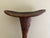 Brown Vintage East African Carved Wood and Leather Pastoralist Headrest Stool For Sale - Image 8 of 14
