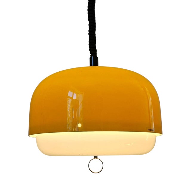 Mid-Century Space Age Pendant Light by Guzzini for Meblo, Italy, 1970s For Sale