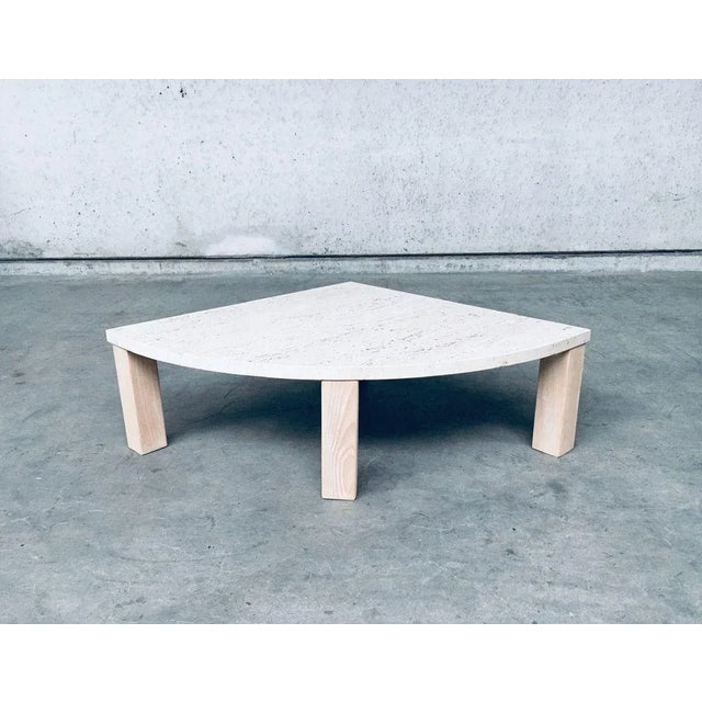 Mid-Century Modern Travertine Edge Side Table, Italy, 1970s For Sale - Image 14 of 14