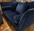 Royal Blue Velvet Sofa Avant-Garde Style For Sale - Image 11 of 11
