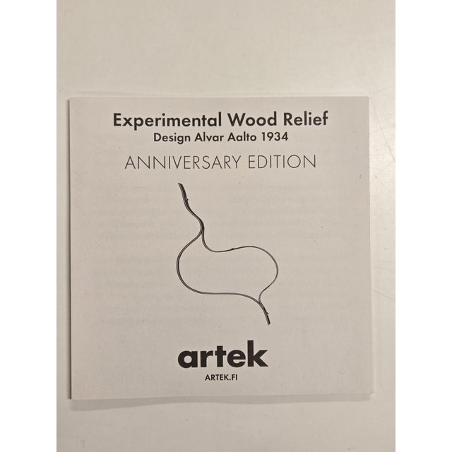 Experimental Wood Relief by Alvar Aalto for Artek, 2015 For Sale - Image 10 of 12