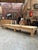This huge coffee table was made from an old beech workbench. Incredible patina which testifies to its previous life!!! I...