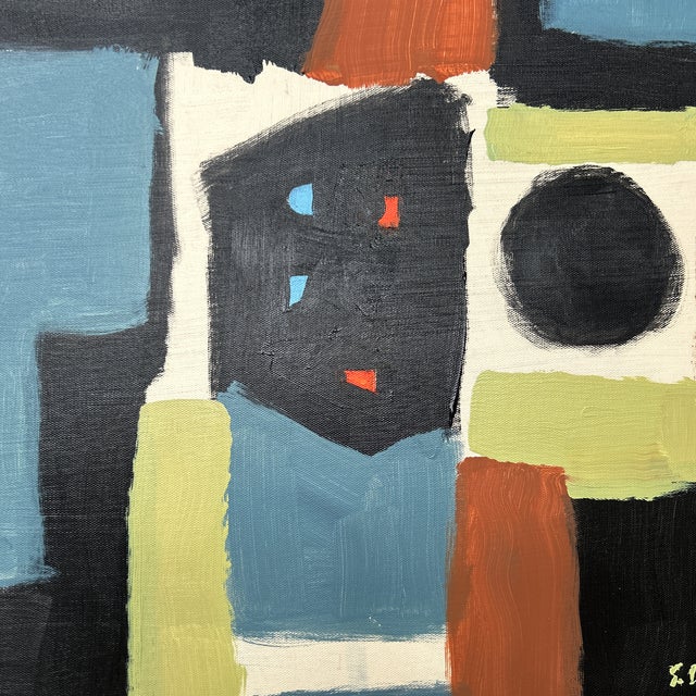 Two Contemporary Original Abstract Paintings by Stephen Heigh “Reunion 1-2” (Set of Two) For Sale - Image 4 of 9