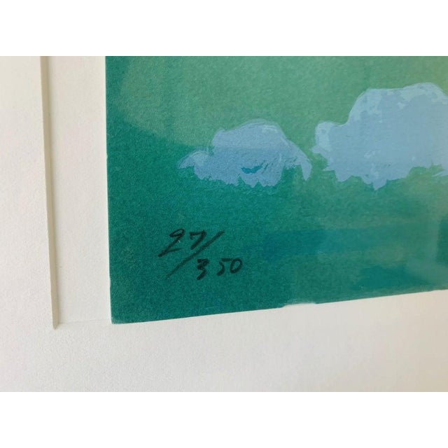 1980s Limited Edition Lithograph by Keith Finch 27/250 Signed For Sale - Image 5 of 13