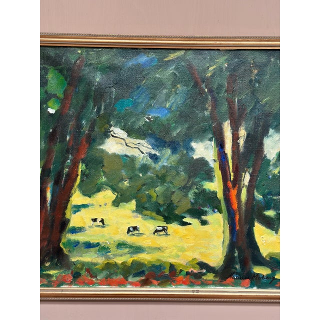 Maurice Moberg, Gläntan, Båstad, 1950s, Oil Painting on Canvas, Framed For Sale - Image 16 of 18