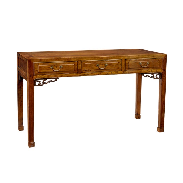 19th Century Elm Chinese Console Table, 1890 For Sale - Image 10 of 10