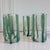 Contemporary Verdure Stripe Italian Murano Glass Tumblers - Set of 6 For Sale - Image 4 of 7