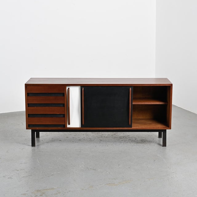Mahogany Cansado Sideboard by Charlotte Perriand for Steph Simon, 1960s For Sale - Image 16 of 18