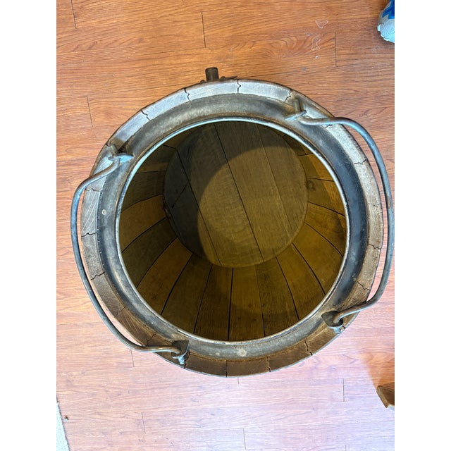 Late 20th Century Vintage Montgomery Ward Barrel Churn on Stand For Sale - Image 5 of 8