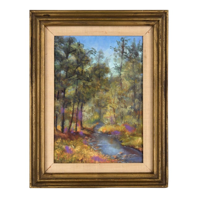 "Summer Time" - Forest Landscape by Veva Sisemore For Sale