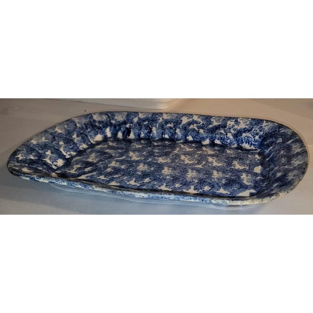 Mid 20th Century Collection of Three Sponge Ware Serving Platters -3 For Sale In Los Angeles - Image 6 of 7