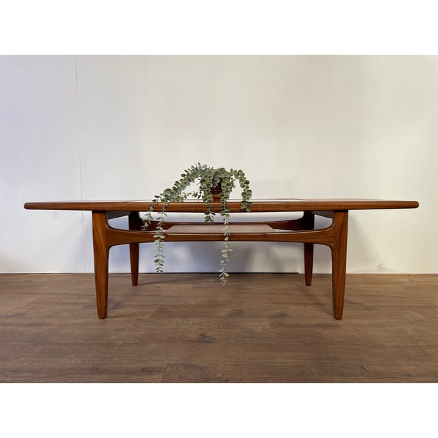 Wood Mid-Century British Modernist Teak Coffee Table with Glass Insert from G-Plan, 1960 For Sale - Image 7 of 13