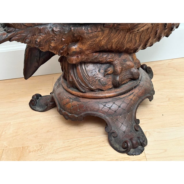 Early 19th Century Antique Hand Carved French Bird Vanity Chair For Sale - Image 9 of 11