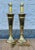 Mid Century Solid Brass Sheaf of Wheat Table Lamps- a Pair For Sale - Image 9 of 13