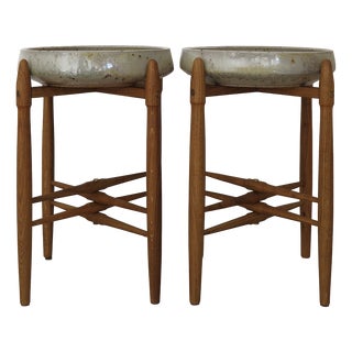 Scandinavian Coffee Tables attributed to Poul Hundevad, Denmark, 1960s, Set of 2 For Sale