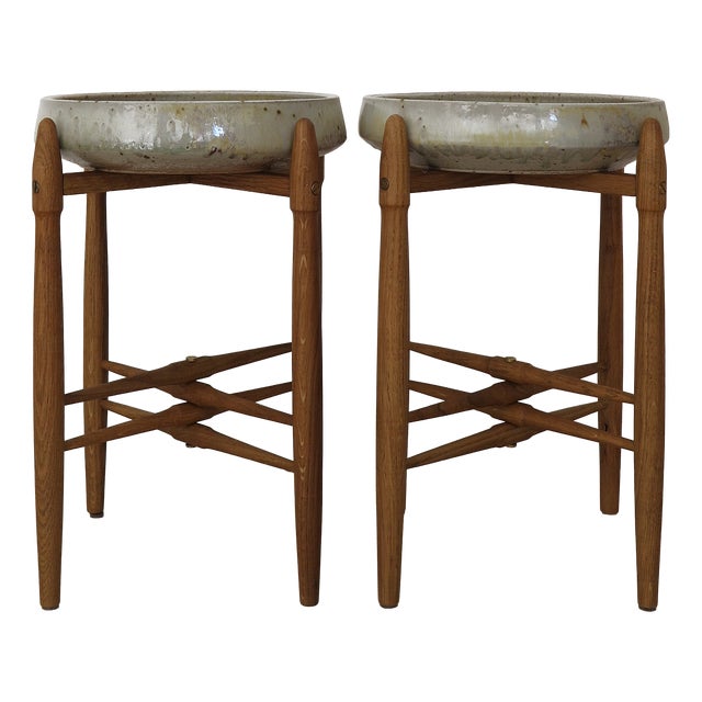 Scandinavian Coffee Tables attributed to Poul Hundevad, Denmark, 1960s, Set of 2 For Sale