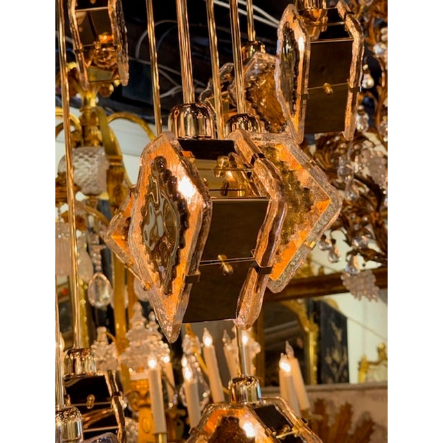 Murano Dangle Chandelier For Sale In Dallas - Image 6 of 7