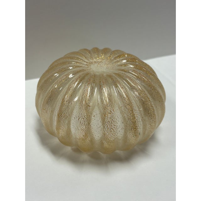 Golden Bowl From Murano For Sale - Image 4 of 4