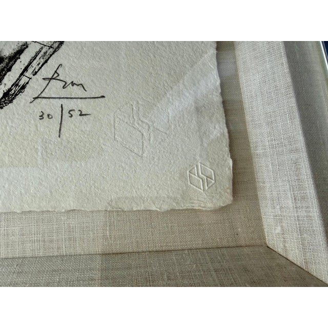 Robert Motherwell, Large Robert Motherwell Lithograph Abstract Expressionist Lament for Lorca 1982 For Sale - Image 11 of 13