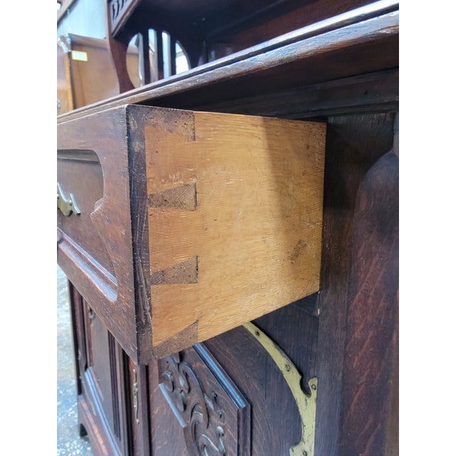 Antique Art Nouveau Cabinet or Cupboard Early 1900's For Sale - Image 17 of 18