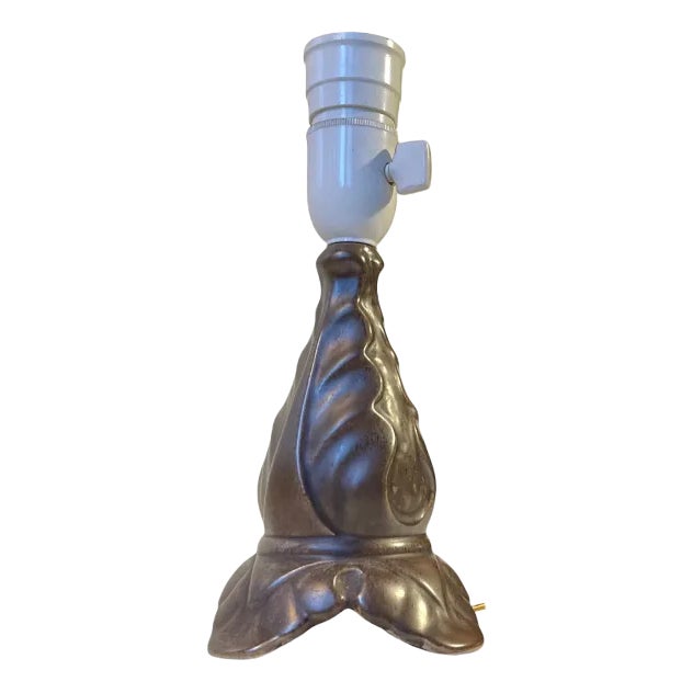 Art Nouveau Revival Ceramic Table Lamp by Søholm, 1950s For Sale